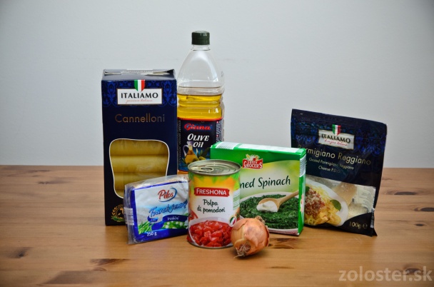 Špenátovo-tvarohové cannelloni (fotorecept) - obrázok 1