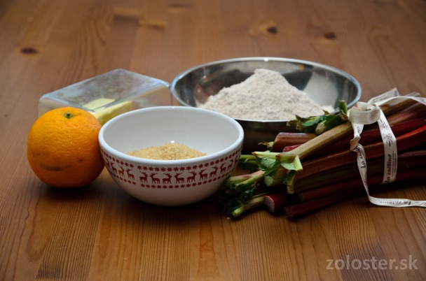 Špaldovo-rebarborový koláč (fotorecept) - obrázok 1