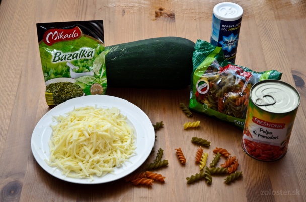 Zapekaná cuketa s cestovinou (fotorecept) - obrázok 1