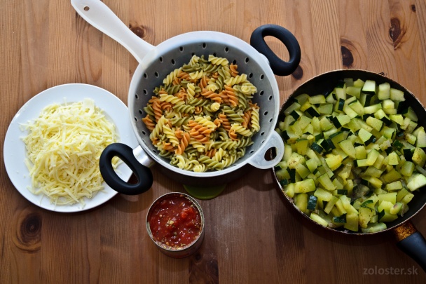 Zapekaná cuketa s cestovinou (fotorecept) - obrázok 2