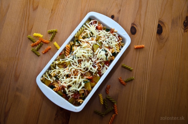 Zapekaná cuketa s cestovinou (fotorecept) - obrázok 3