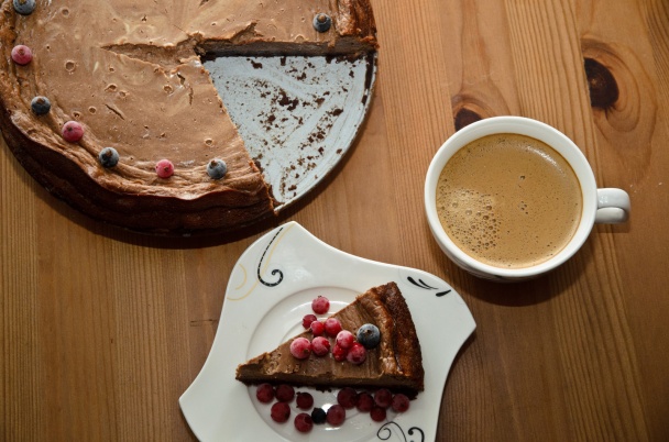 Čokoládovo-tvarohový cheesecake - obrázok 4