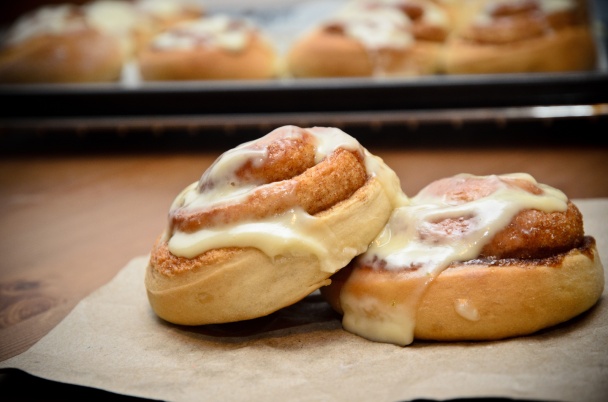 Škoricové cinnabons s krémovou polevou (fotorecept) - obrázok 6