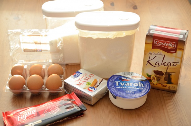 Brownies s tvarohovým krémom (fotorecept) - obrázok 1