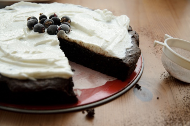 Brownies s tvarohovým krémom (fotorecept) - obrázok 5