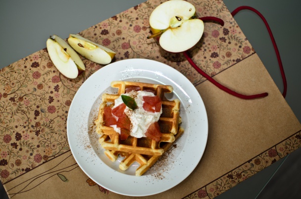 Hrnčekové jesenné wafle - obrázok 5