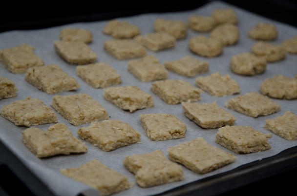 Bryndzové štvorčeky s vločkami (fotorecept) - obrázok 1