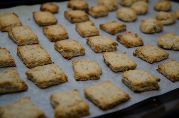 Bryndzové štvorčeky s vločkami (fotorecept) - obrázok 2