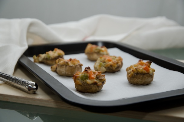 Šampiňóny plnené bryndzou - obrázok 2