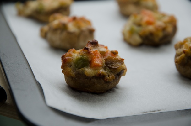 Šampiňóny plnené bryndzou - obrázok 4