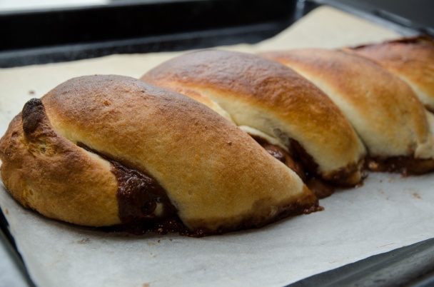 Pudingový kysnutý závin - obrázok 4