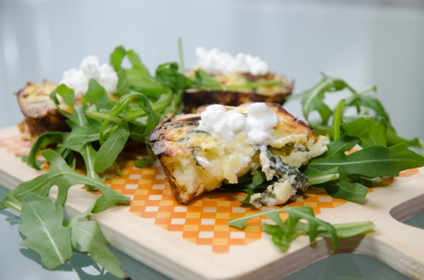 Zemiakovo-rukolové košíčky - obrázok 3