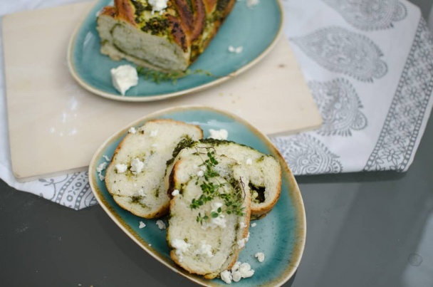 Špenátový pletenec - obrázok 6