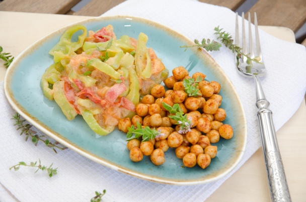 Pečený cícer so zeleninou - obrázok 3