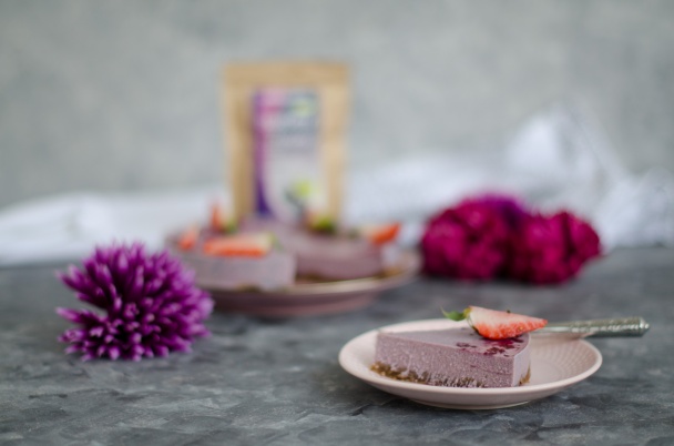 Nepečená čučoriedková tortička  - obrázok 4