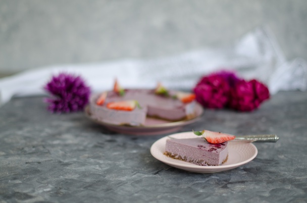 Nepečená čučoriedková tortička  - obrázok 2