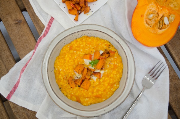 Krémové tekvicové risotto - obrázok 4