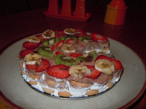 Nepečená smotanovo-ovocná tortička - obrázok 4