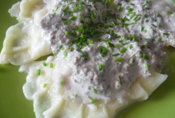 Ravioli s moravským mäsom a šampiňónovou omáčkou (fotorecept) - obrázok 7