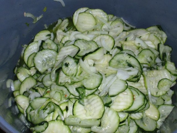 Uhorkový šalát - obrázok 1