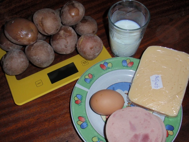 Zemiakový nákyp so šunkou - obrázok 1