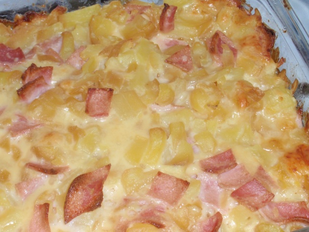 Zemiakový nákyp so šunkou - obrázok 4