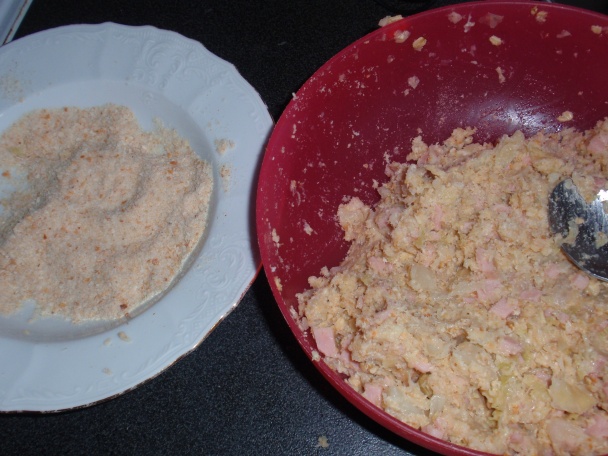 Kelové fašírky so salámou a ovsenými vločkami - obrázok 3