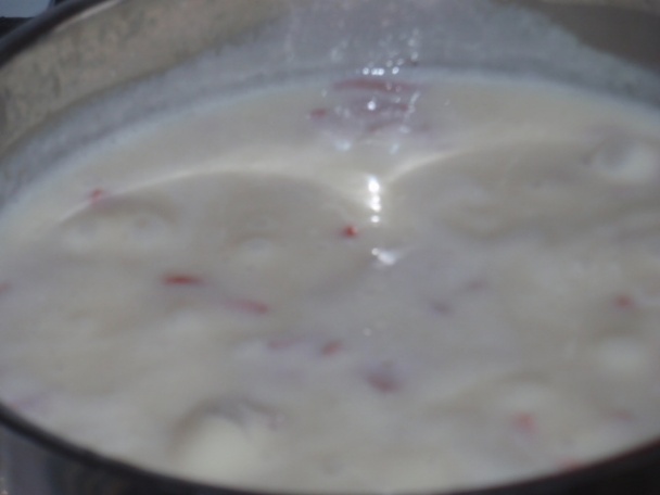 Cícerová polievka so smotanou a párkom - obrázok 9