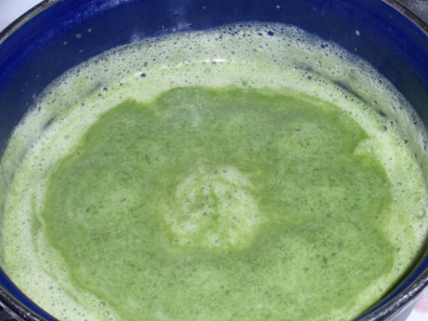 Cviklové halušky so syrovou omáčkou so špenátom - obrázok 9