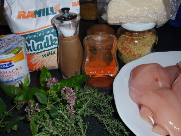 Zapekané mäsko so syrom a bylinkami /fotorecept/ - obrázok 1