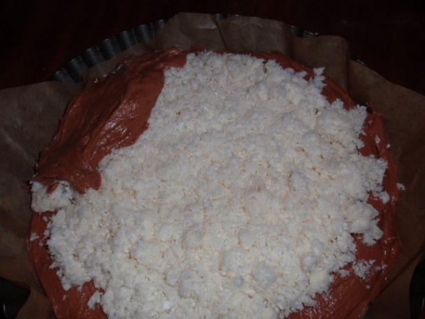 Čokoládová torta s kokosovým srdcom - obrázok 8