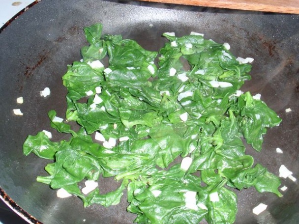 Frittata - omeleta špenátová - obrázok 1