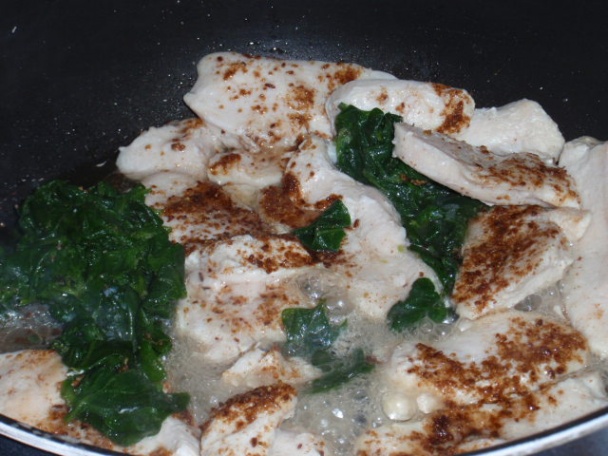 Kuracie na rasci so špenátom (fotorecept) - obrázok 1