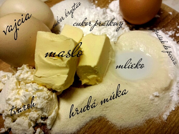 Sypaný tvarohový koláč (fotorecept) - obrázok 1