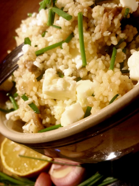 Kuskus so šampiňónmi a feta syrom (fotorecept) - obrázok 4