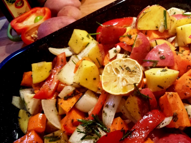 Plnené kuracie prsia s pečenou zeleninou (fotorecept) - obrázok 2