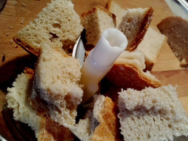 Žemle zo starého chleba (fotorecept) - obrázok 1