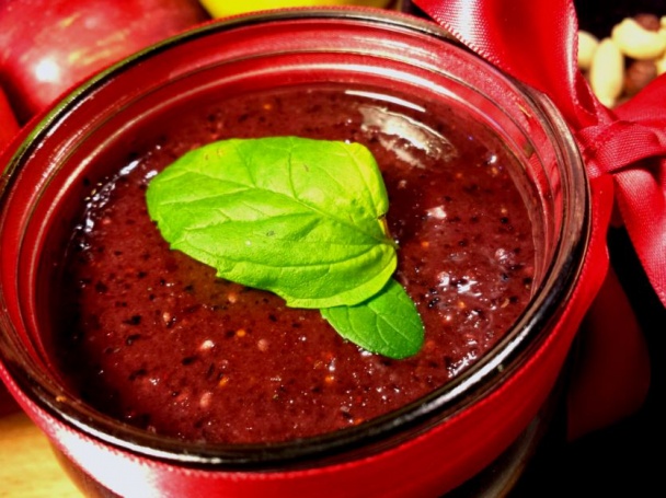 Chia-čučoriedkový puding  - obrázok 3