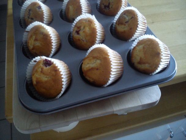 Malinové muffinky - obrázok 4