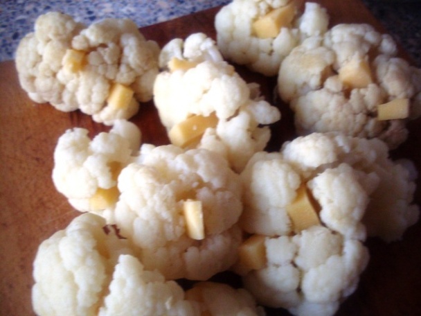 Vysmažený karfiol plnený syrom (fotorecept) - obrázok 5