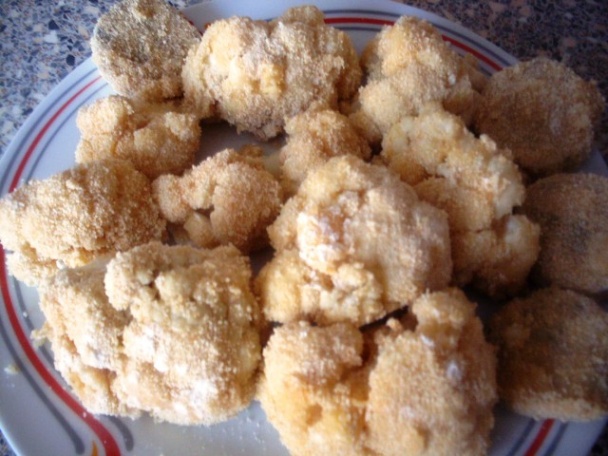 Vysmažený karfiol plnený syrom (fotorecept) - obrázok 6