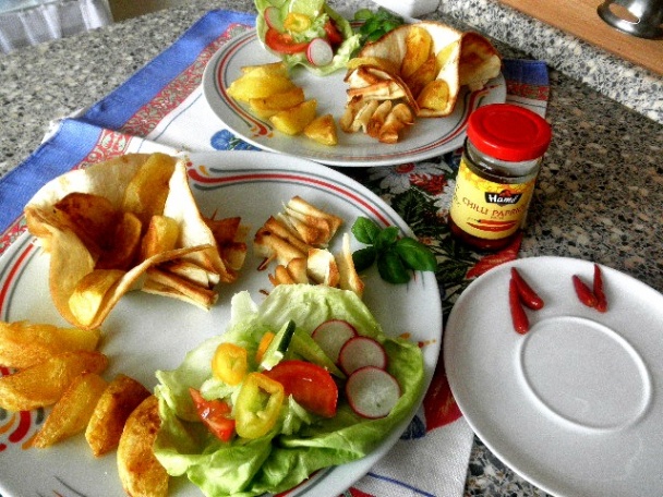 Kurací perkelt v mexickej tortille (fotorecept) - obrázok 8