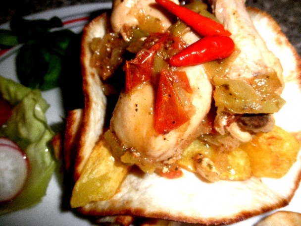 Kurací perkelt v mexickej tortille (fotorecept) - obrázok 9