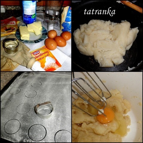 Vanilkové venčeky z odpaľovaného cesta (fotorecept) - obrázok 1