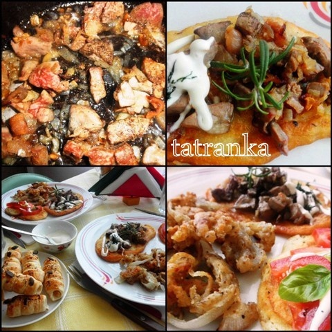 Kačacia pečeň s cibuľkovými oškvarkami (fotorecept) - obrázok 4