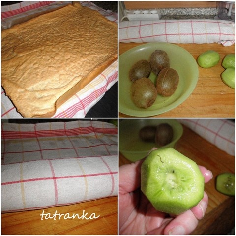 Ovocná orechová roláda s kivi (fotorecept) - obrázok 6