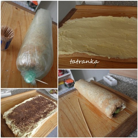 Ovocná orechová roláda s kivi (fotorecept) - obrázok 8
