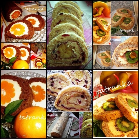 Ovocná orechová roláda s kivi (fotorecept) - obrázok 10