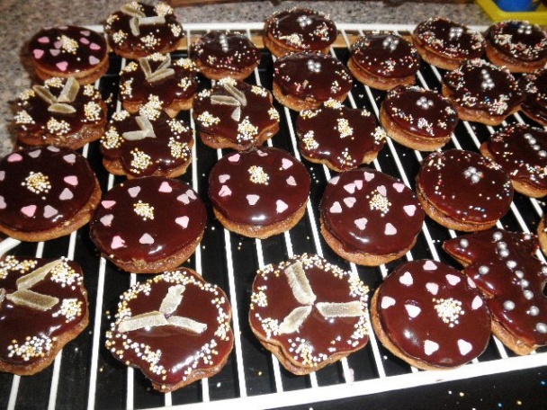 Plnené čokoládové perníčky (fotorecept) - obrázok 13