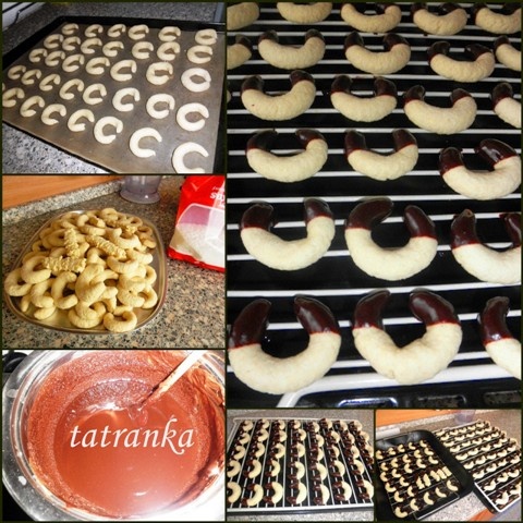 Kokosové rožky s čokoládkou (fotorecept) - obrázok 2